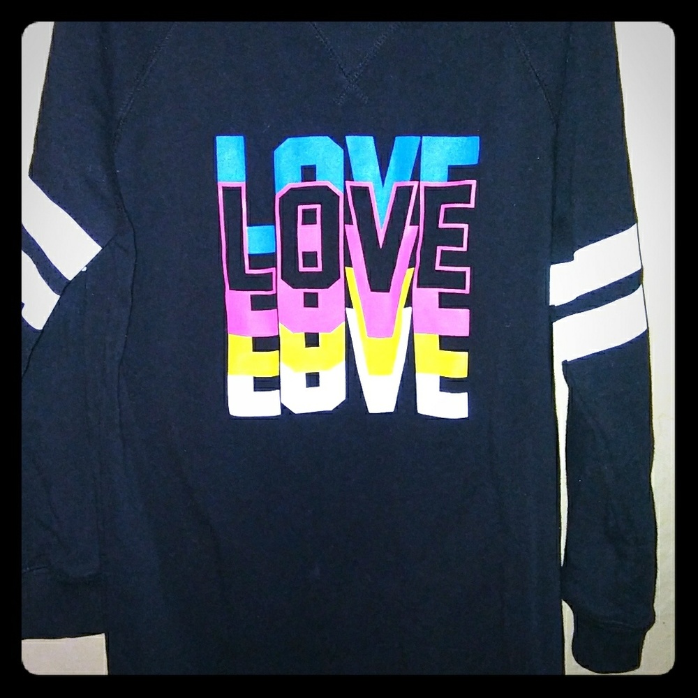 Girls black long sleeve shirt
